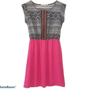 Collective Concepts Boho Chic Embroidered Dress
